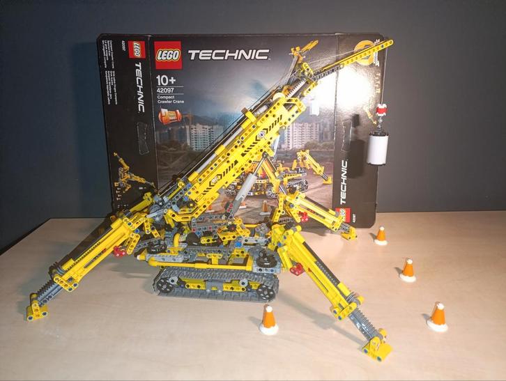 Lego Technic Compacte Rupsband Kraan, 2 in 1, 42097, Kinderen en Baby's, Speelgoed | Duplo en Lego, Zo goed als nieuw, Lego, Ophalen of Verzenden
