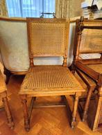4 houten stoelen, Huis en Inrichting, Stoelen, Ophalen, Gebruikt, Overige kleuren, Klassiek