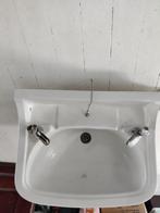 Lavabo vintage + robinets, Maison & Meubles, Enlèvement ou Envoi, Utilisé
