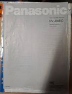 Mode d'emploi Panasonic NV-J40EO, Ophalen of Verzenden, Gebruikt