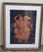 Ingelijst houtsnijwerk, Antiek en Kunst, Ophalen of Verzenden