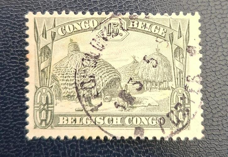Postzegel Belgisch Congo OBP 169, Postzegels en Munten, Postzegels | Europa | België, Gestempeld, Gestempeld, Ophalen of Verzenden