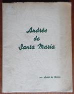 Andres de Santa Maria - Andre de Ridder - Gesigneerd - 1937, Boeken, Gelezen, Ophalen of Verzenden, Schilder- en Tekenkunst