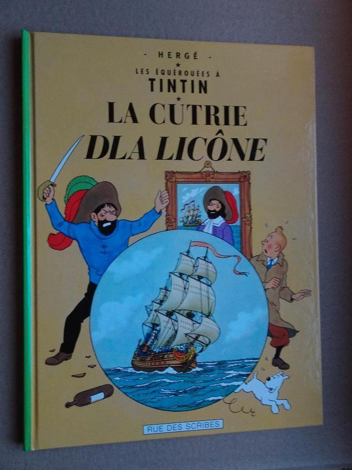 BD Tintin - Le secret de la Licorne (en Gallo), Collections, Personnages de BD, Comme neuf, Livre ou Jeu, Tintin, Enlèvement ou Envoi