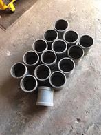 Pvc hulpstukken, moffen, verschillende diameters, Doe-het-zelf en Bouw, Buizen en Afvoer, Ophalen, Zo goed als nieuw, PVC