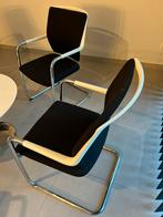Weg wegens verhuis: 4 vintage stoelen en bijzettafel, Huis en Inrichting, Stoelen, Ophalen, Zo goed als nieuw