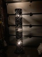 Mooie Metalen vloerlamp zebrapatroon, Comme neuf, 150 à 200 cm, Enlèvement, Métal