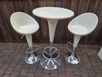 Ensemble table et 2 tabourets hauts, 90 cm ou plus, Réglable en hauteur, 2 tabourets, Enlèvement
