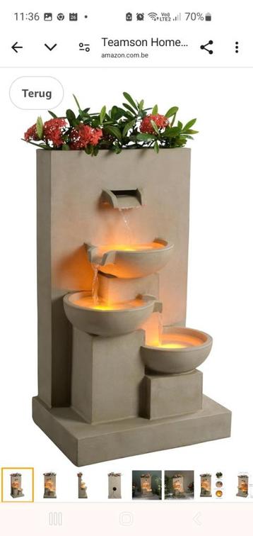 Buiten Water fontein 44 cm L x 31,5 cm B x 74 cm H beschikbaar voor biedingen