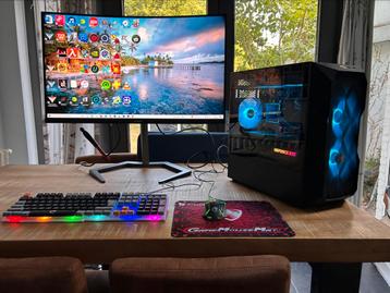 Complete i9 gaming pc rtx 4070ti 32” 240hz beschikbaar voor biedingen
