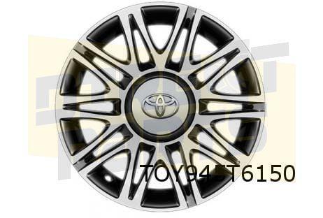Toyota Aygo velg Aluminium 15'' dubbele 10-spaaks hoogglans, Auto-onderdelen, Banden en Velgen, Band(en), 15 inch, Personenwagen
