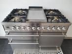 🍀Luxe Fornuis Boretti 100 cm RVS 3 ovens 5 pits frytop, 60 cm of meer, 5 kookzones of meer, Vrijstaand, 90 tot 95 cm