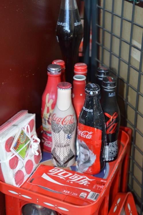 SOLDEN: groot lot coca cola-items, allerlei dingen, Collections, Marques & Objets publicitaires, Utilisé, Ustensile, Enlèvement