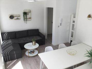 Appartement ensoleillé Nieuwpoort vue latérale sur mer4p