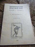 Homère iliade chant 1 J Van Ooteghem 1953, Livres, Livres d'étude & Cours, Utilisé, Enlèvement ou Envoi