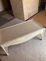 Salon tafel beige riet, Huis en Inrichting, Gebruikt, Rechthoekig, Ophalen