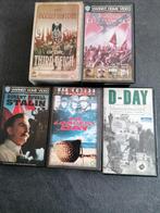 VHS The longest day, stalin, d day, 1€ stuk + 2 boxen, Ophalen of Verzenden, Zo goed als nieuw, Documentaire
