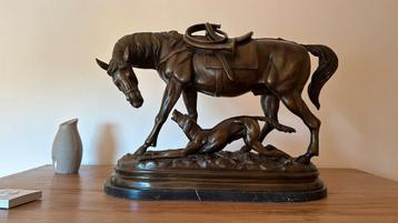 Bronzen beeld paard beschikbaar voor biedingen