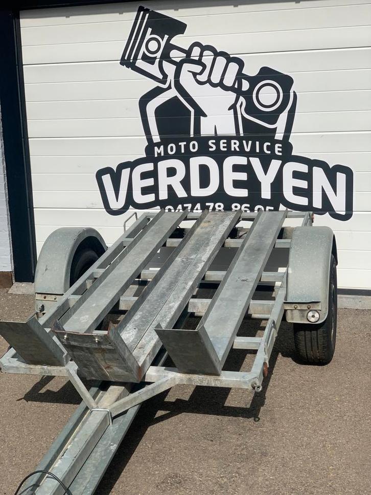 Moto remorque te huur 15€/dag, Auto diversen, Aanhangers en Bagagewagens, Zo goed als nieuw, Ophalen