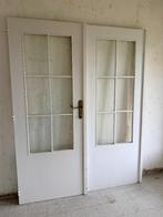 Double porte intérieure, Bricolage & Construction, Porte intérieure, Enlèvement, Verre, 120 cm ou plus