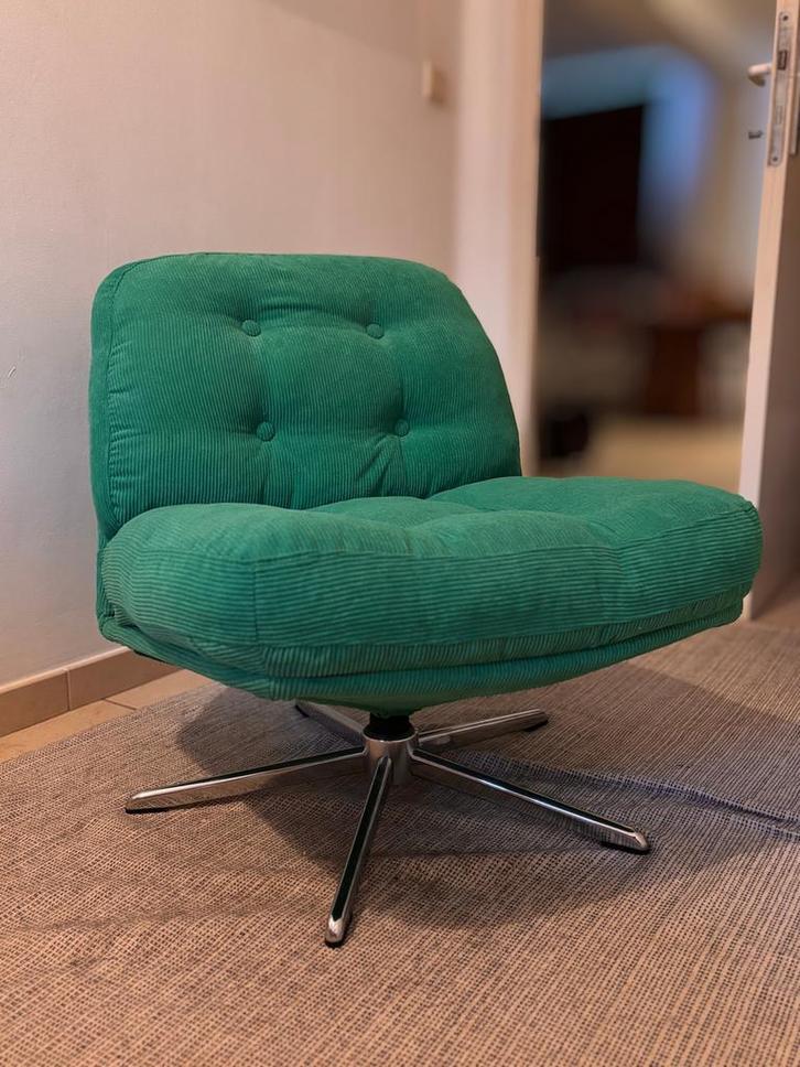 Fauteuil IKEA Dyvlinge – Vert – Comme neuf, Maison & Meubles, Fauteuils, Enlèvement