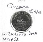 Guyana, 10 Dollars 2018., Postzegels en Munten, Ophalen of Verzenden, Zuid-Amerika, Losse munt