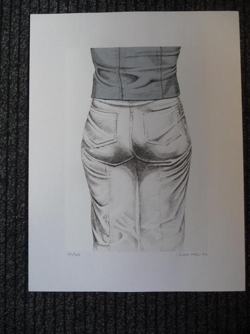 MAX SELEN : MOOIE LITHO, ORIGINEEL GESIGNEERD, Antiek en Kunst, Kunst | Litho's en Zeefdrukken, Ophalen of Verzenden