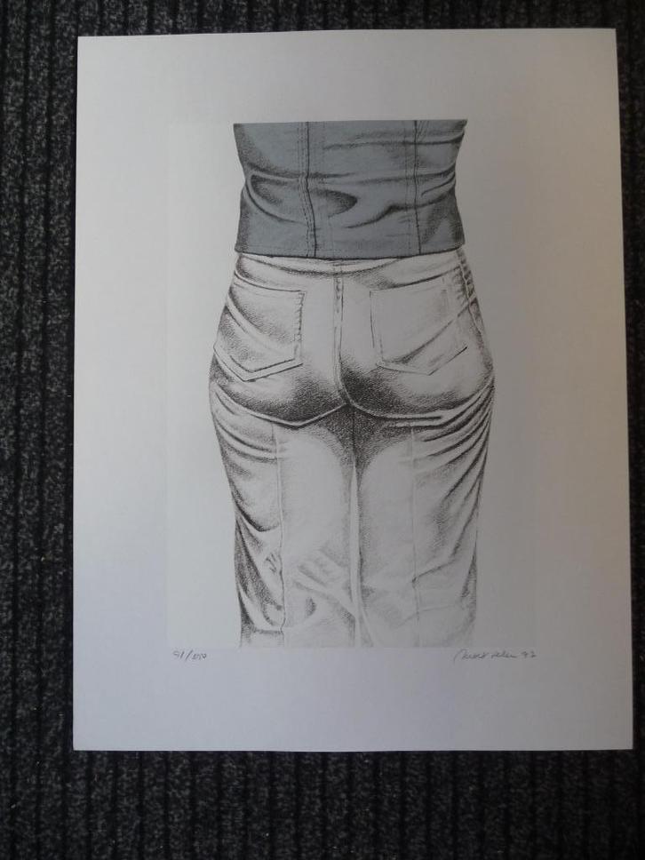 MAX SELEN : MOOIE LITHO, ORIGINEEL GESIGNEERD, Antiek en Kunst, Kunst | Litho's en Zeefdrukken, Ophalen of Verzenden