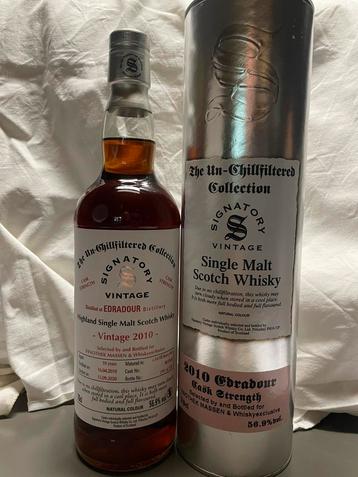 Whisky - Single malt - Edradour 2010 cask strength beschikbaar voor biedingen
