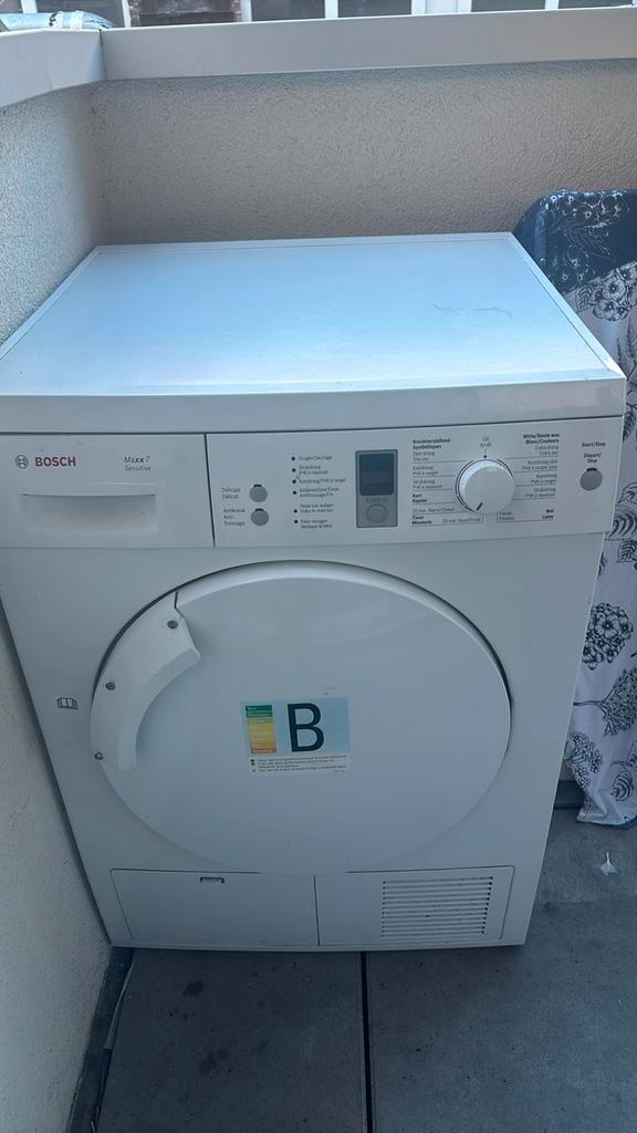 Bosch Maxx 7 Sensitive wasdroger — Goede staat — 150€, Elektronische apparatuur, Droogkasten, Zo goed als nieuw, Condens, Bovenlader