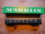 marklin  112401 Stg groene bagagewagen met tail lights, Ophalen of Verzenden, Gebruikt