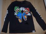 T-shirt met lange mouwen Mario & Luigi, Kinderen en Baby's, Ophalen of Verzenden, Zo goed als nieuw, Jongen, Shirt of Longsleeve