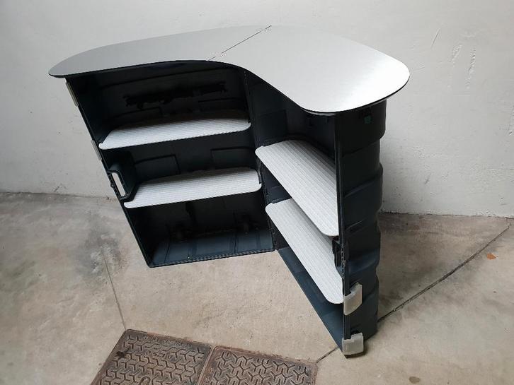 Expand Podium Case/Balie inklapbaar en verijdbaar, Zakelijke goederen, Horeca | Meubilair en Inrichting, Barinrichting, Gebruikt