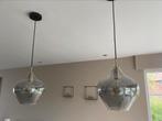 Moderne hanglampen fumé glas, Huis en Inrichting, Lampen | Hanglampen, Glas, Ophalen of Verzenden, Zo goed als nieuw