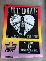 Poster Lenny Kravitz Universal Love Tour Flanders Expo 93, Ophalen of Verzenden, Zo goed als nieuw