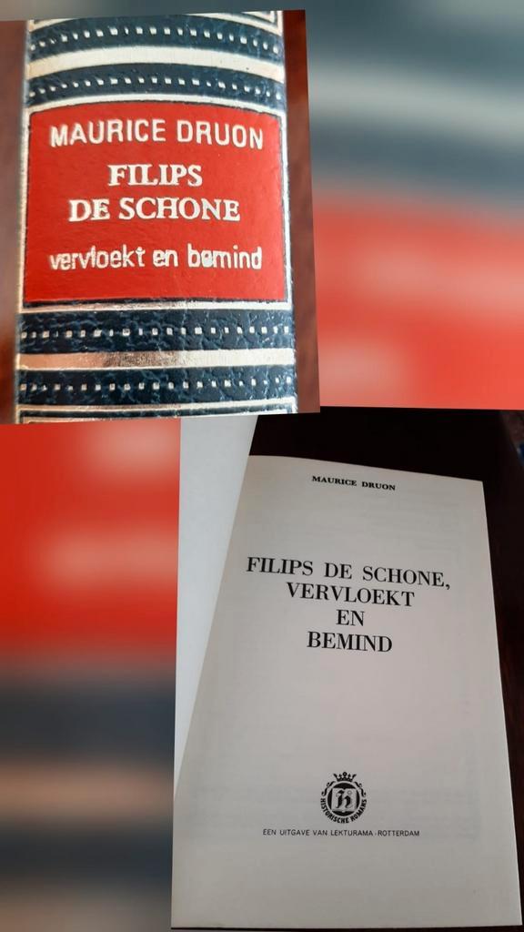 Filips de Schone, Vervloekt en Bemind – Maurice Druon, Boeken, Historische romans, Zo goed als nieuw, Ophalen of Verzenden