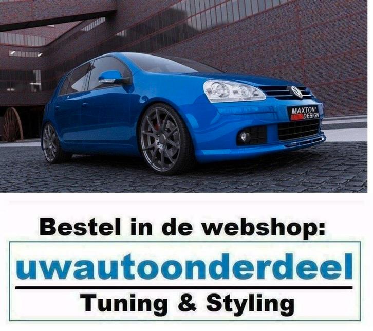 Voorbumper Spoiler Votex Look Geschikt Vooor Vw golf 5, Auto diversen, Tuning en Styling, Verzenden