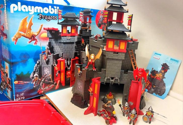 Playmobil 5479 Keizerlijk fort van de complete draak, Kinderen en Baby's, Speelgoed | Playmobil, Zo goed als nieuw, Complete set