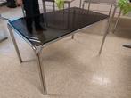 Glazen tafel, Huis en Inrichting, Tafels | Eettafels, Ophalen, Gebruikt, 100 tot 150 cm, Glas