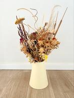 Fleurs séchées avec vase jaune pastel, Maison & Meubles, Accessoires pour la Maison | Fleurs séchées, Comme neuf, Enlèvement