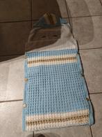 Voetenzak handgemaakt met knuffel, parkomranding, speelkleed, Kinderen en Baby's, Ophalen of Verzenden, Zo goed als nieuw, Deken