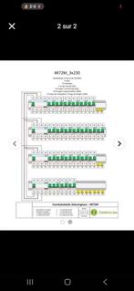 Tableau électrique Legrand triphasé 4 rangées 72 Modules, Bricolage & Construction, Électricité & Câbles