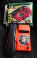 retro oranje telefoon, Antiek en Kunst, Ophalen of Verzenden