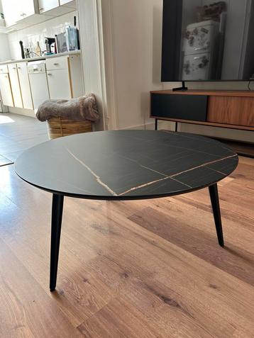 Table basse noire, Maison & Meubles, Tables | Tables de salon, Autres matériaux, Moins de 50 cm, Rond, 50 à 100 cm