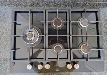 Gaskookplaat AEG (HKB75820NB) met krachtige wokbrander  beschikbaar voor biedingen