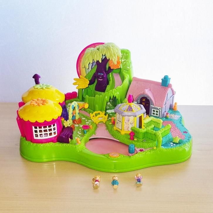 Vintage Polly Pocket – Magical Moving Fairyland uit 1997., Collections, Jouets miniatures, Comme neuf, Enlèvement