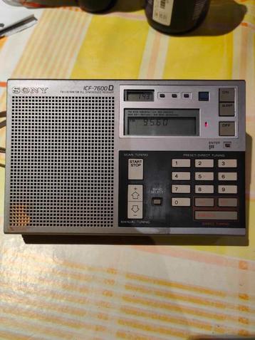SONY ICF7600D radio world receiver, Enlèvement ou Envoi, Utilisé, Radio