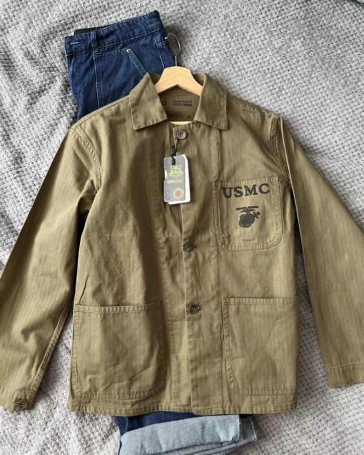 P41 WO2 US Marines repro jacket ,  verzendkosten inbegrepen, Verzamelen, Militaria | Tweede Wereldoorlog, Landmacht, Kleding of Schoenen