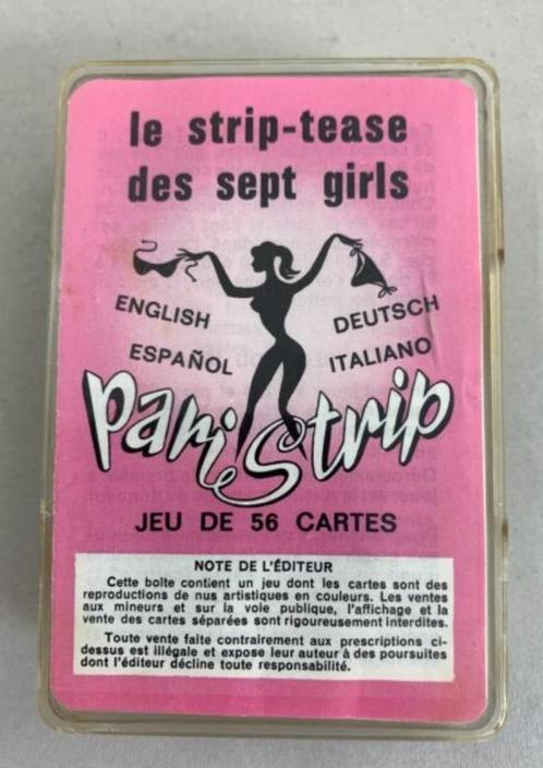 Le Strip-Tease Pari Striptease Strip Kaartspel Spel Compleet, Hobby en Vrije tijd, Gezelschapsspellen | Kaartspellen, Gebruikt