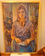 Prachtig 1981 olieverfschilderij, Enlèvement